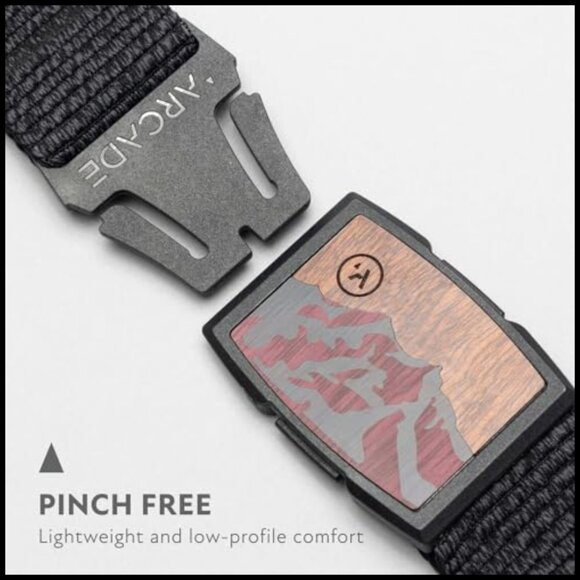 Heavy Duty Elastic Webbing Belt, Non-Metal Travel Friendly Buckle main image 5